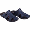 Pánské kožené žabky 217/53KAM navy blue