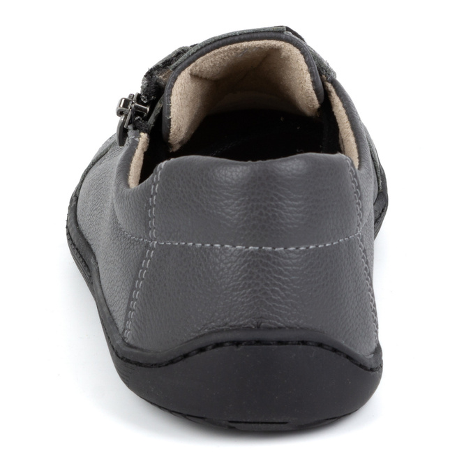 Damskie minimalistyczne buty skórzane barefoot model 1243 szare