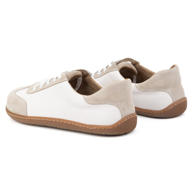 Buty barefoot minimalistyczne skórzane WASAK 0744W biały