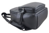 Elegantní klasický kožený batoh Black
