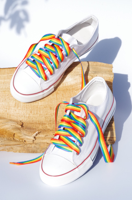 Sznurowadła płaskie z nadrukiem Wielokolorowe, Amusing Laces