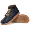 Buty damskie zimowe barefoot skórzane Z-B05 granatowe