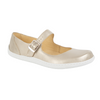 Olivier 1286 dámské barefoot baleríny - kožené boty s přezkou pro každodenní nošení a elegantní styling zlaté barvy