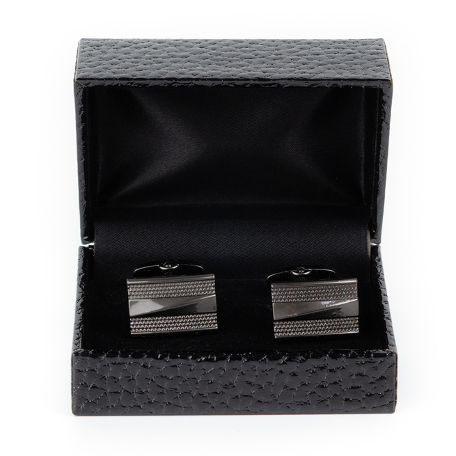 Klasické platinové manžetové knoflíčky S2