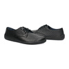 Skórzane półbuty damskie Pollonus Barefoot 5-1288-029 Czarny/Perforacja