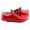 Buty męskie skórzane casual K23 czerwone
