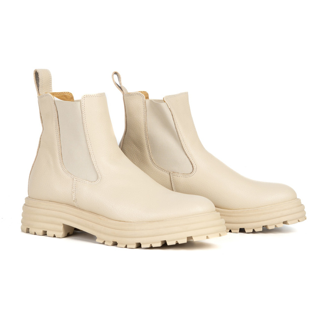 Dámské pantofle Elise Polská obuv z přírodní kůže s podrážkou wok 