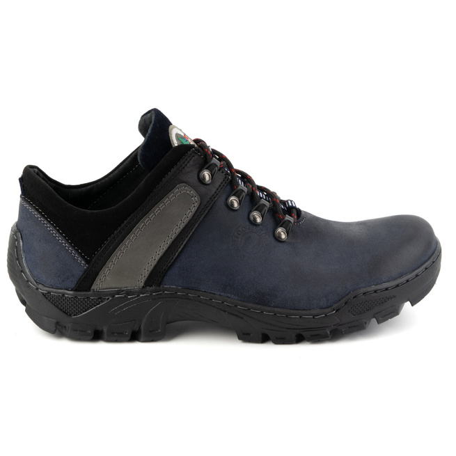 Pánské kožené trekové boty 311GT navy blue