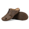 Pánské kožené žabky 312 brown