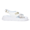 Pollonus dámské kožené sandály 5-1757-002 White Verona + Boa White