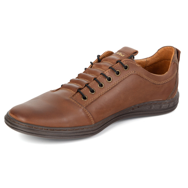 Buty męskie skórzane casual 2121/2 camel