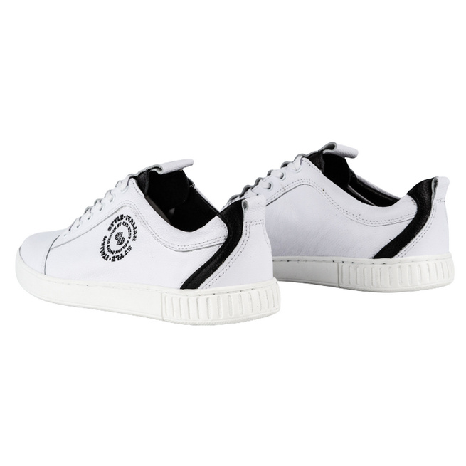 Pánská kožená obuv 2121/2 bílá