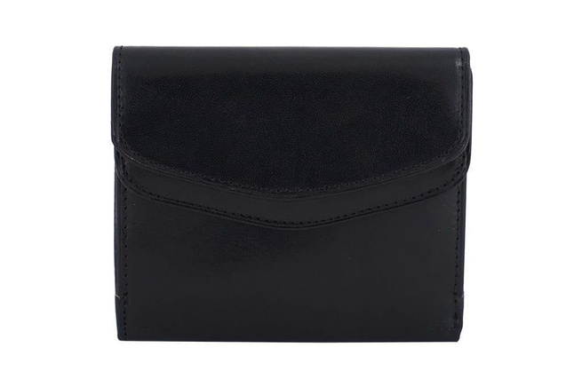 Barberini's portfel ze skóry naturalnej - Granatowy