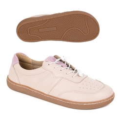 BUTY DAMSKIE BAREFOOT SKÓRA MINIMALISTYCZNE SZEROKIE ARIA pudrowy róż 103MP