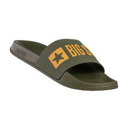 Klapki męskie Big Star SS174360 zieleń khaki