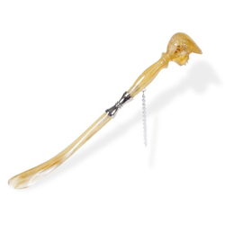 Ozdobna elegancka łyżka z tworzywa  kaps 29 cm