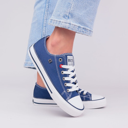 Trampki damskie półbuty Big Star NN274653 granatowe