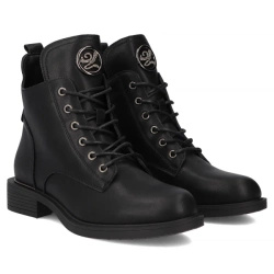 Skórzane trzewiki Filippo DBT7436/25 BK