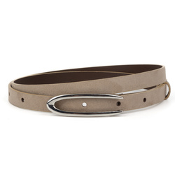 Elegancki pasek damski zamszowy D129.15 - stylowy dodatek do każdej stylizacji