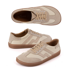 Buty barefoot damskie skórzane Olivier Eliza beżowe