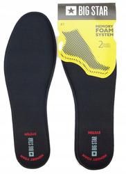 Wkładki do butów z pamięcią memory foam BIG STAR Z7W001 - 2 pary