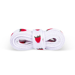 Sznurowadła płaskie z nadrukiem Malina, Amusing Laces