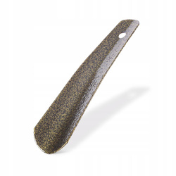 Mała Klasyczna Metalowa łyżka do butów krótka 17,5cm antyczne złoto