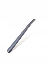 Klasyczna Metalowa łyżka do butów średniej długości 40cm metaliczne srebro