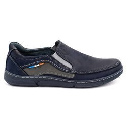 Buty męskie slip-on 283GT granatowe