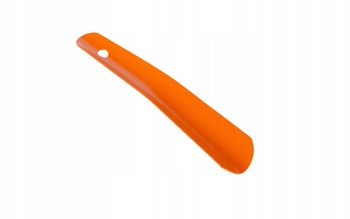 Mała Klasyczna Metalowa łyżka do butów krótka 17,5cm pomarańczowa