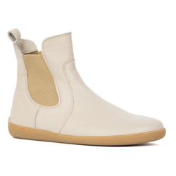 Barefoot damskie sztyblety buty zimowe Olivier 1797POL beżowe