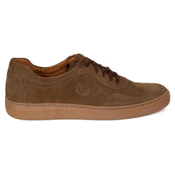 Buty męskie KOMODO 918K skórzane casual zamszowe brązowe