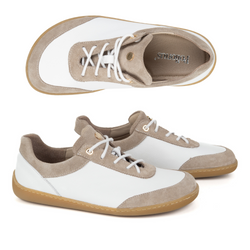 BAREFOOT Damskie minimalistyczne sneakersy 1769POL białe