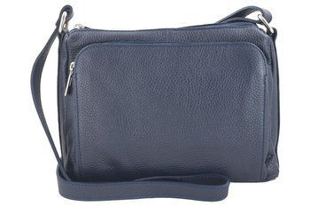 Listonoszka z kieszeniami - Granatowa