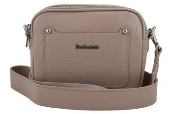 Listonoszka damska na szerokim pasku Pudrowy róż