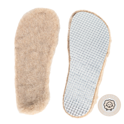 Wkładki Barefoot Merino Olivier – zimowe wkładki z wełny merino do obuwia minimalistycznego