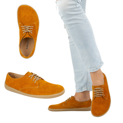 BAREFOOT Damskie minimalistyczne sneakersy 1288POL żółte