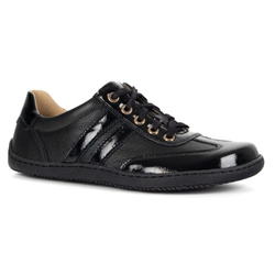 Buty BAREFOOT damskie skórzane minimalistyczne 1287 czarne