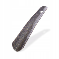 Mała Klasyczna Metalowa łyżka do butów krótka 17,5cm antyczny brąz