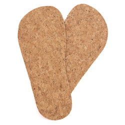 Wkładki do butów barefoot Olivier – korek naturalny + amortyzacja 