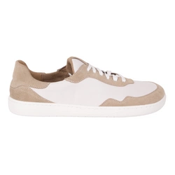 Buty barefoot minimalistyczne skórzane WASAK 0794W BIAŁY GROSZEK
