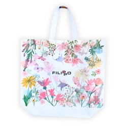 Torba zakupowa Filippo TZ0479 FL pastelowe kwiaty