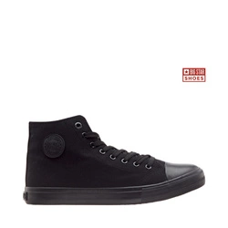 Buty męskie trampki wysokie Big Star FF174550 czarne