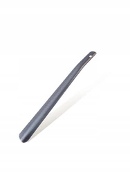 Klasyczna Metalowa łyżka do butów średniej długości 40cm metaliczne srebro