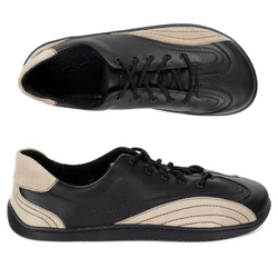 Półbuty barefoot damskie skórzane Wasak 0800W czarne