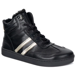 Skórzane buty BAREFOOT damskie zimowe 201MP ocieplane z naturalnej skóry