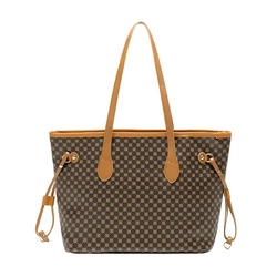duża Torebka damska Shopper JS78 brązowa