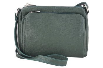 Listonoszka z kieszeniami - Zielona ciemna