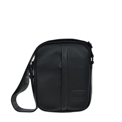 Męska torba na ramie  BIG STAR czarna klasyczna skóra ekologiczna