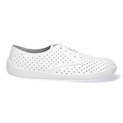 BAREFOOT buty skórzane damskie Pollonus biały 5-1288-016